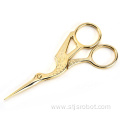 Creative Retro Stainless Steel Crane Shape Beauty Scissors Embroidery Manicure Scissors